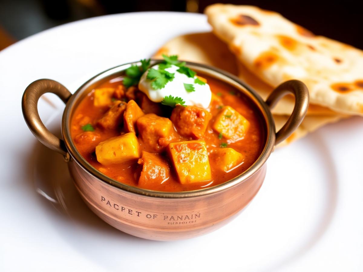 Creamy paneer butter masala Indian curry in Dubai